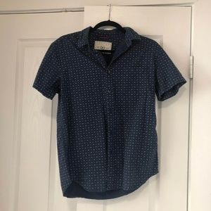 Bike Short Sleeve Button Down